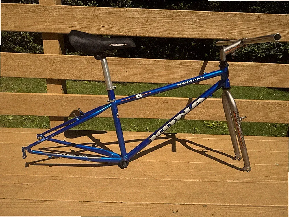 1994 Kona Hahanna Retro Steel Vintage Mountain Bike 16 Inch Project Two Fork