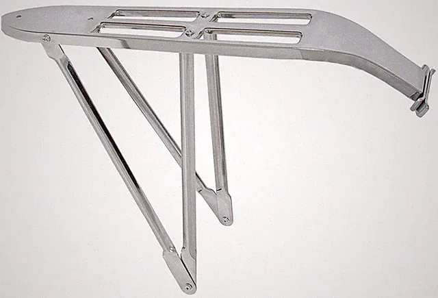26" BEACH CRUISER CARRIER VINTAGE BICYCLE BICYCLE RACK CHROME.
