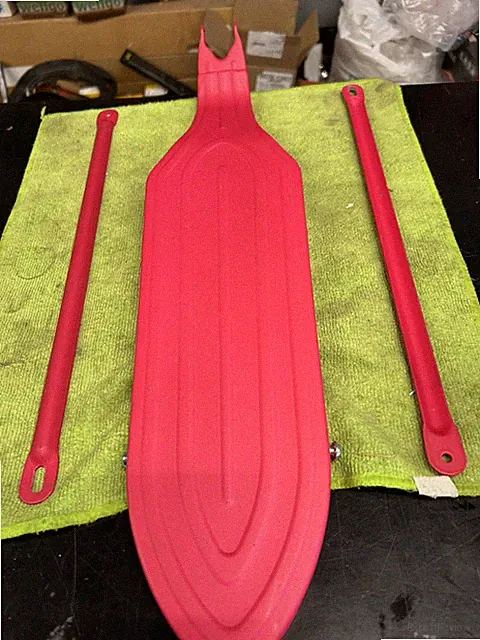 26” BEACH CUISER CARRIER VINTAGE BICYCLE RACK PINK