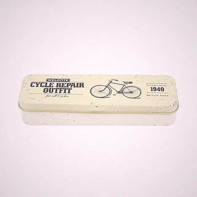 75th Anniversary Bike Cycle Wheel Puncture Repair Kit Retro Vintage Tin Case