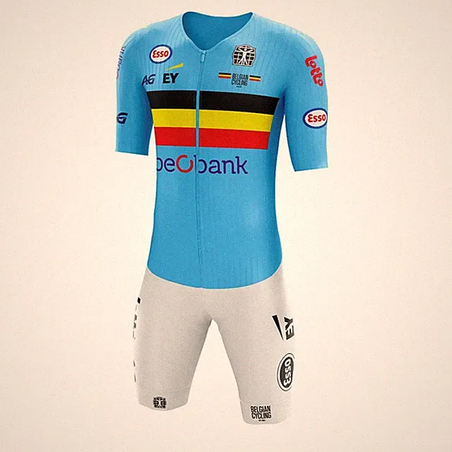 BELGIAN Cycling Bodysuit Short Sleeve cycling jumpsuit Cycling Jersey Triathlon