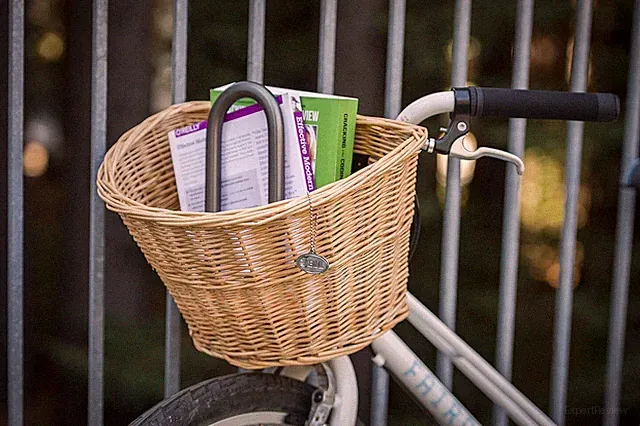 Bell 400 Real Wicker Handle Bar Bicycle Storage Bike Basket Retro Style