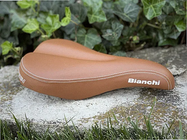 Bianchi x WTB Speed V Saddle - Light Brown - Mountain Bike Gravel Touring