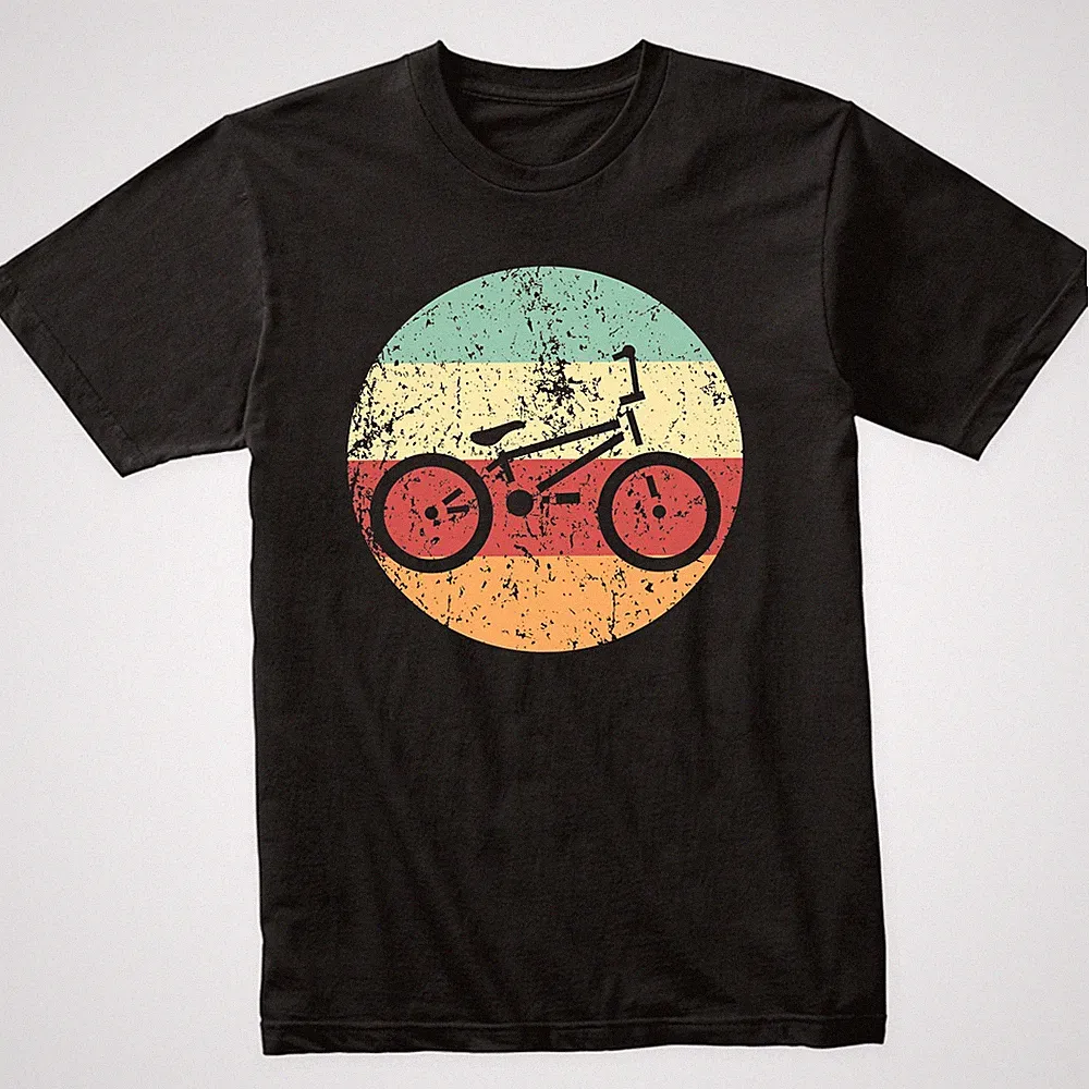 Bicycle BMX Bike Icon Retro BMX T-Shirt - Retro Colors