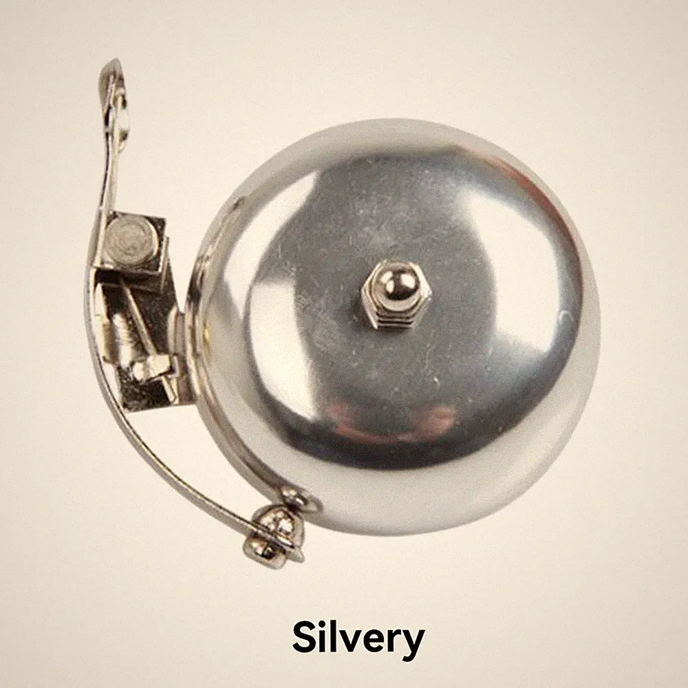 Bicycle Retro Bell Leisure Bicycle Dial Bell Aluminum Silver Gold Coffee Brown B