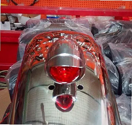 Bobber Old School Stop Brake Running Tail Light For Cafe Racer Retro Rat Bike