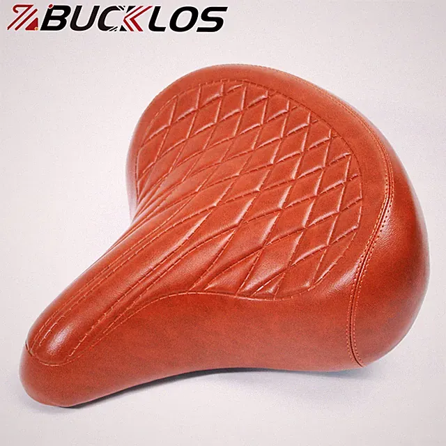 BUCKLOS Bike Wide Big Bum Saddle Seat Comfort Sporty Retro Oversize Cushion Pad