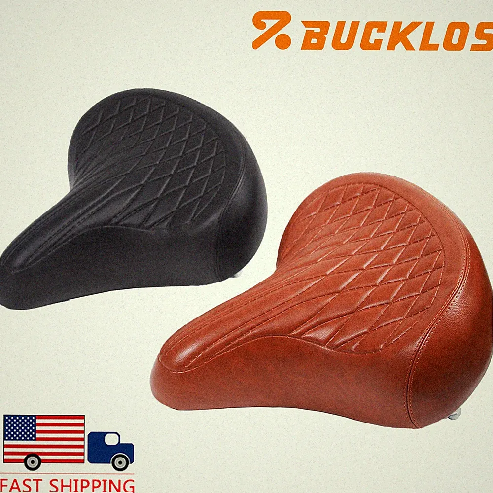 Cruise Bike Wide Big Bum Soft Seat Comfort Saddle MTB Retro Pad Shock Cushion US