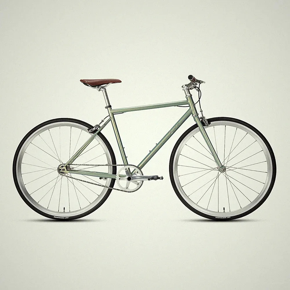 EIRA Trendy Bicycle Urban Commuting Retro Steel Frame Road Bike Single-speed