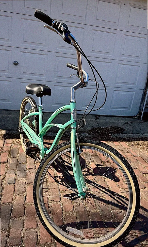 Electra Green Cruiser Bike 26" Wheels Retro Bicycle Unique Frame Black Saddle