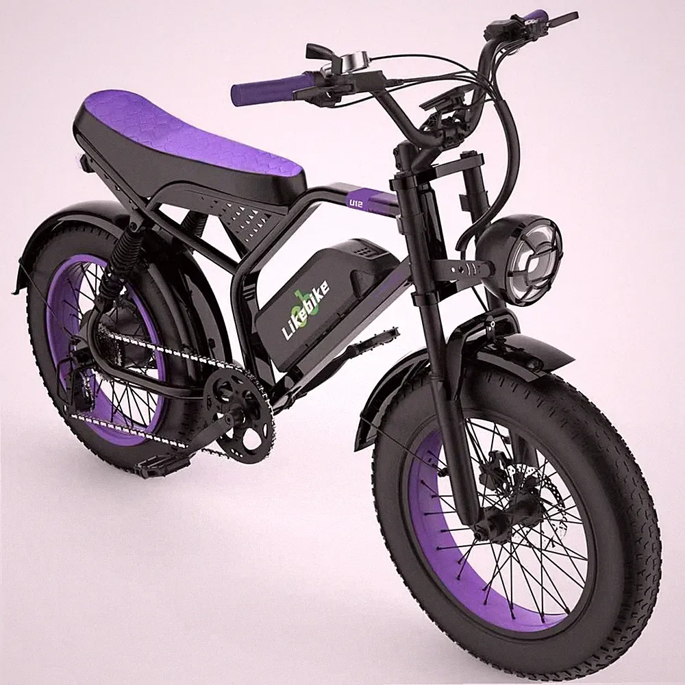 Electric Bike for Adults Peak 1500W Motor Retro E Bike Range 80Miles 48V 20Ah