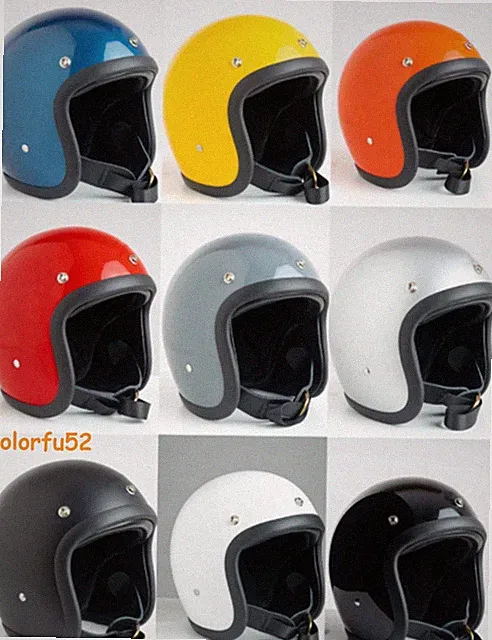Japan Retro 3/4 Face Helmet Lightweight Rider Motorcycle Motorbike 500TX Helmet