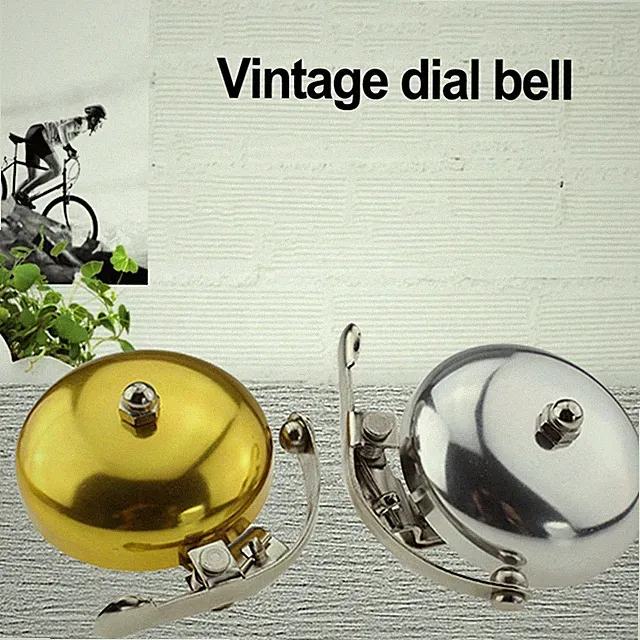 Loud Retro Bicycle for Mountain Bike Road Bike Folding Bike Steel Silver