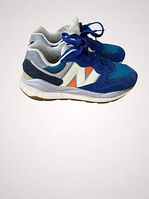 New Balance 57/40 5740 Mens Sz 10 Team Royal Orange M5740DC1 Sneakers Shoes Blue