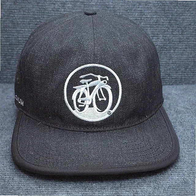 New Belgium Brewing Fat Tire Hat Cap Snapback Mens Black Gray Beer Bicycle Ale