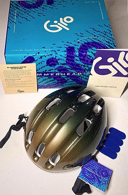 NEW RETRO Giro Hammerhead SC Bike Cycling Helmet Size XS 56 Greenpiece Open Box