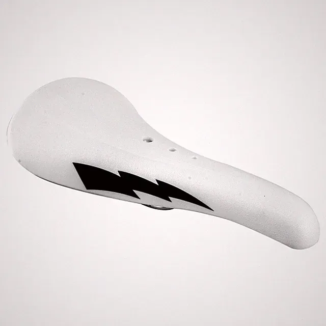 NEW SE Racing Blitz Chrome Railed Saddle White Retro BMX Seat