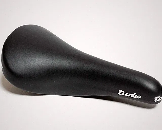 NEW SELLE ITALIA Turbo 1980 Vintage Bicycle Saddle FeC Alloy Rails: BLACK