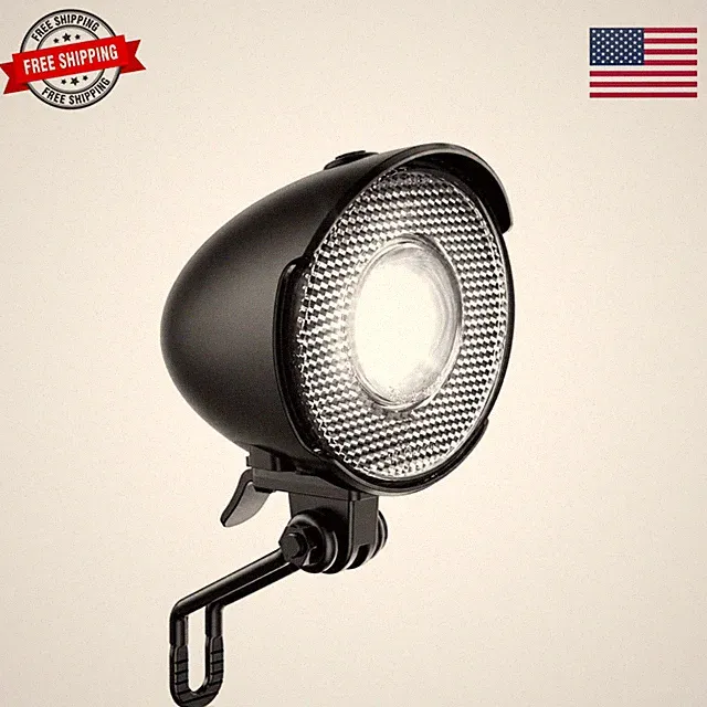 New Version 350Lumen High-Brightness Headlights Retro Bicycle Headlights Clas...