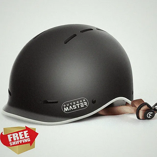 OutdoorMaster Bike Helmet Large Meteorite Black