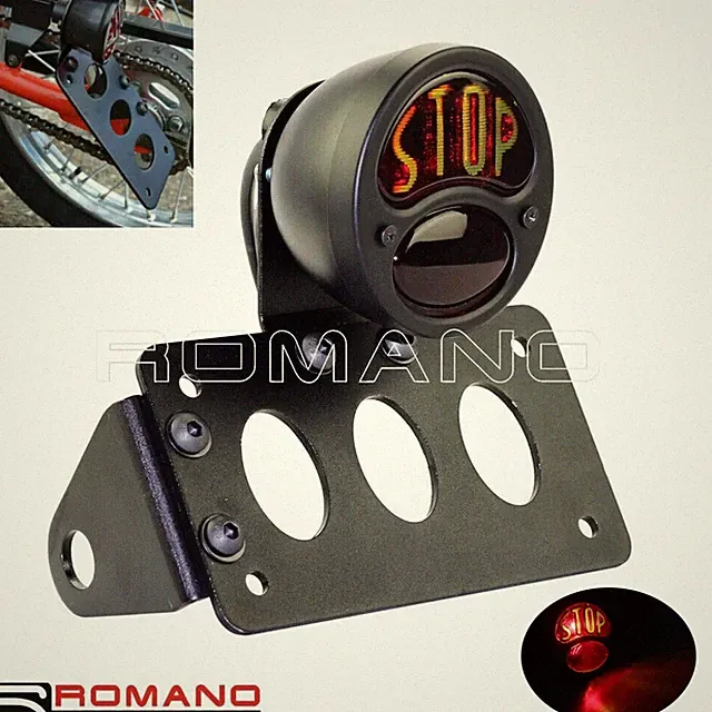 Retro 12V w/ Stand Taillight For Bobber Chopper 1928-1932 Ford Model A Duolamp