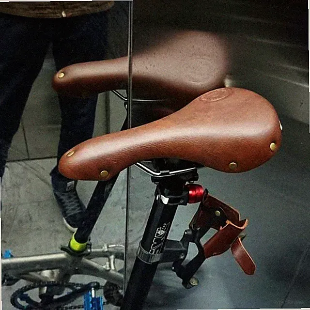 Retro Bicycle Saddle Pu Leather Road Bike Saddle Vintage Seat Custion Classical