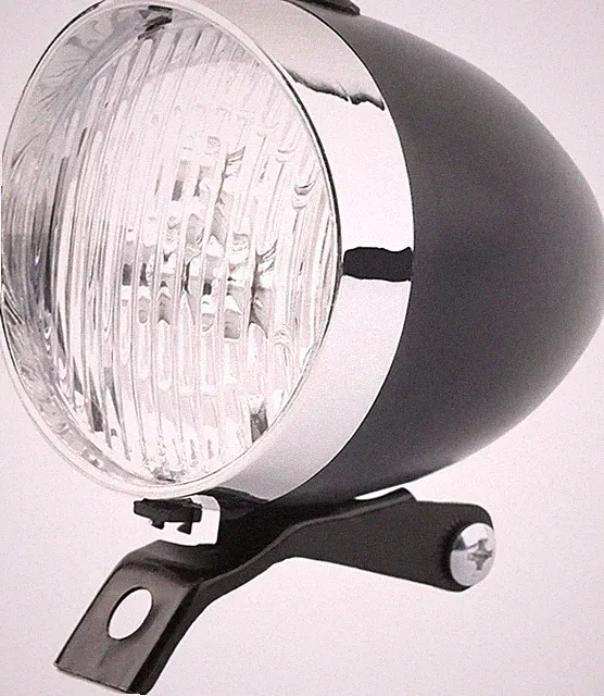 Retro Bike Headlight for Night Riding - Vintage Bike Lights Front and Rear, Lowr