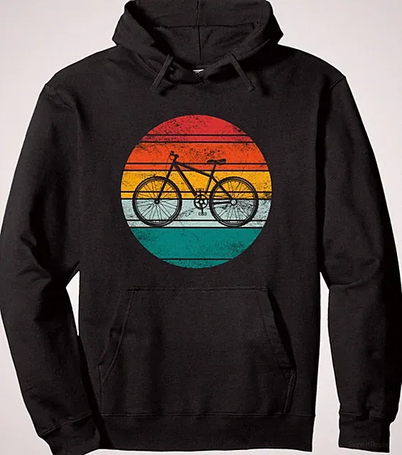 Retro Mountainbike Vintage Design Bicycle Bike MTB Unisex Hooded Sweatshirt
