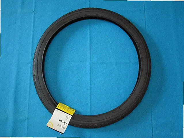 Retro Schwinn 20" x 1-3/4" Black Wall Tire (47-419) For S-7 Rims - 1 Only - New