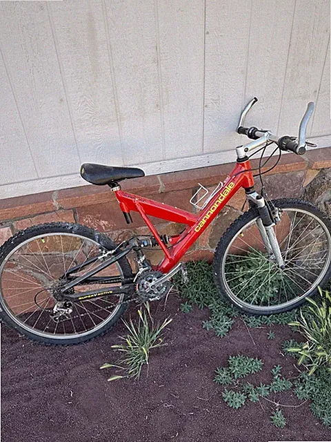 Retro Vintage Cannondale Super V700 Comp Mountain Bike 18" Full Suspension