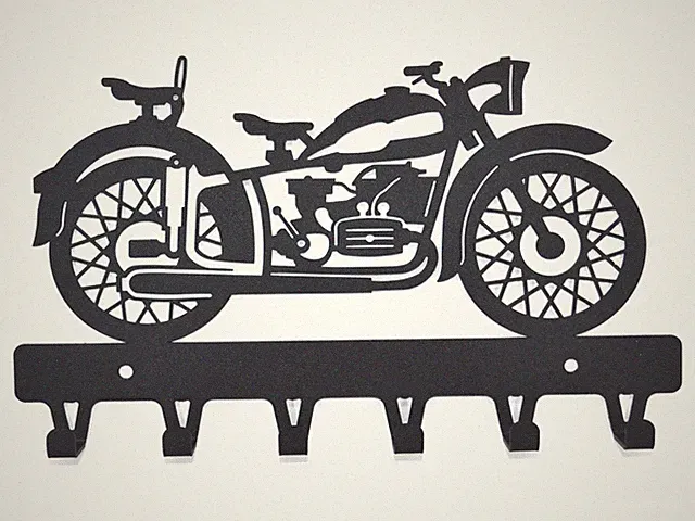 Ural M72 Dnipro BMW R71 IMZ Motorcycle Wall Rack Retro Bike Decor