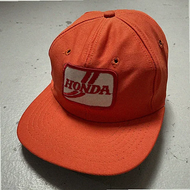 Vintage 1980s New Era Honda Car MotoX Bike Racking Flex Fit Cap M/L NOS NWOT
