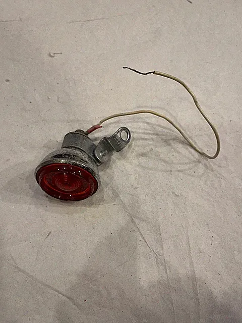 Vintage Bicycle Rear Light -used Original