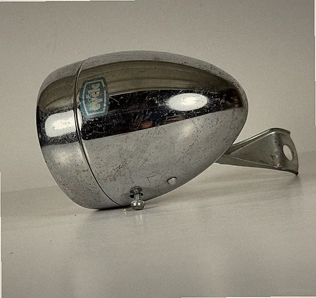 Vintage Cycle Brand Bicycle Headlight Headlamp Front Light Retro 1980s