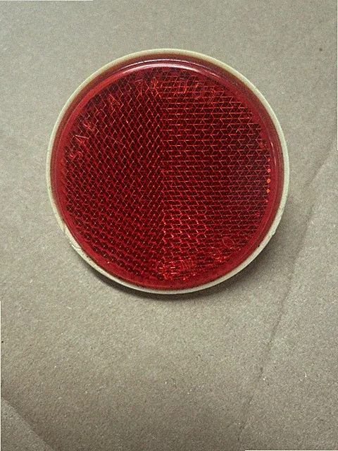Vintage Gem 90 Red Reflector Wing nut Mount SAE-A-74 DOT Banana Bike Muscle