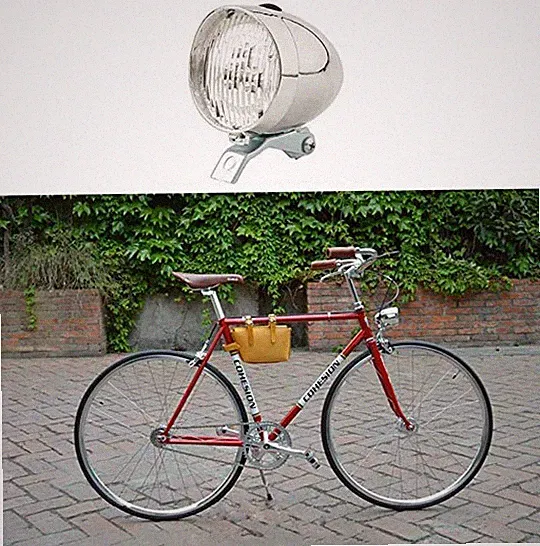 Vintage Retro Bicycle Bike Front Light Lamp LED Fixie Bike Front Fog Safety Lamp