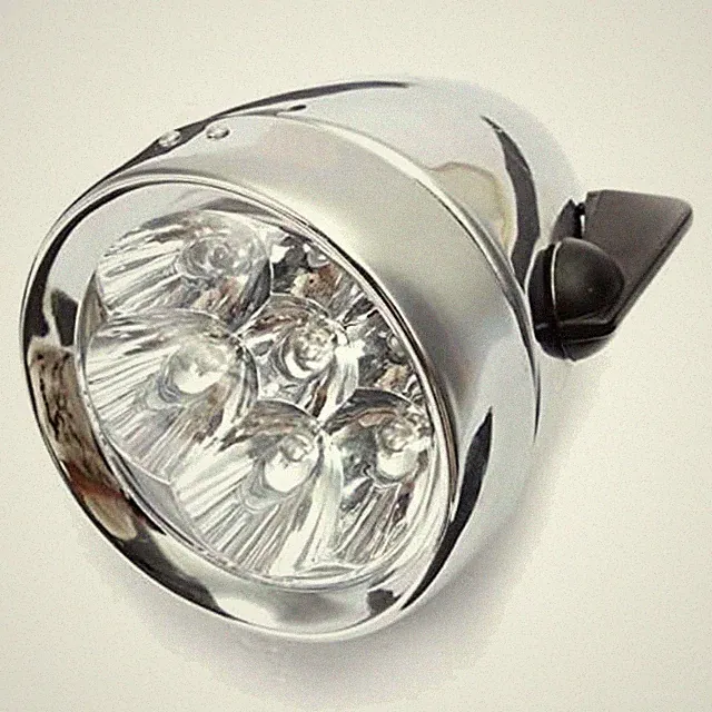 Vintage Retro Bicycle Front Light 7 LED Headlight