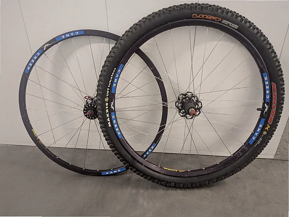 Vintage Retro Cane Creek 26" Mountain Bike Bicycle Wheels Rim Brake Pair Nice