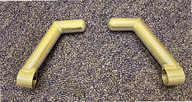 Vintage Retro Titanium MTB Bar Ends - 1996 Orange Bike Retro - Very Light 105g