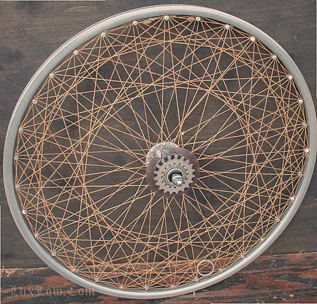 Vintage Suntour Sugino TensionStringDisc 700c Track Bike WHEEL FixedGear Bicycle