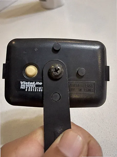 Vintage VistaLite 300 Series Bicycle Safety Light – Clear Lens With Bracket