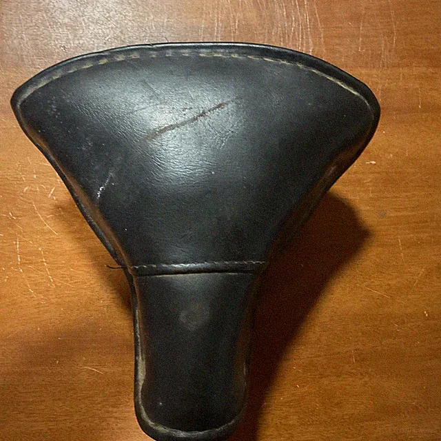 Wide Bicycle Seat Cushion For Retro Bikes Made Of PU Leather